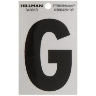 The Hillman Group 3 in. Vinyl Letter G 840810