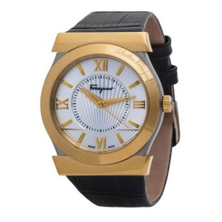 Salvatore Ferragamo Vega Gold Face Watch (For Men) 9811G 58