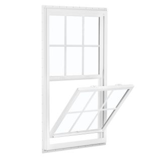 ReliaBilt 150 Series Vinyl Double Pane Single Strength New Construction Single Hung Window (Rough Opening: 36 in x 36 in; Actual: 35.5 in x 35.5 in)