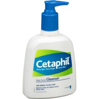 Cetaphil For Normal to Oily Skin Daily Facial Cleanser 8 Fl Oz