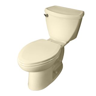 American Standard Cadet 3 Bone 1.28 GPF (4.85 LPF) 10 in Rough in WaterSense Elongated 2 Piece Standard Height Toilet