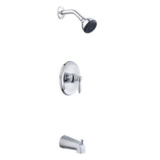 Glacier Bay 2500 Series Single Handle 1 Spray Tub and Shower Faucet in Chrome 873W 0001