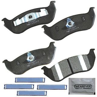 Carquest Wearever Platinum Professional Ceramic Brake Pads   Rear (4 Pad Set) PXD881H