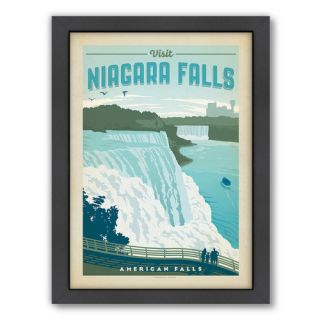 Americanflat National Park Niagra Framed Vintage Advertisement