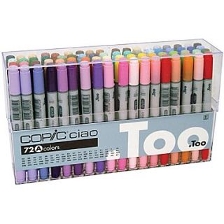 Copic Marker Permanent Marker, Assorted, 72/Pack