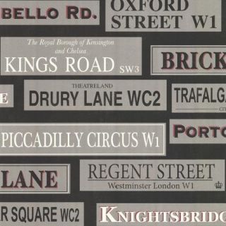 Brewster Home Fashions Kitchen & Bath Resource III Shreve London Landmarks 33' x 20.5'' 3D Embossed Wallpaper