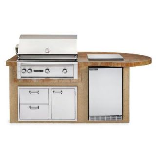 Sedona by Lynx 3 Burner Built In Stainless Steel Propane Gas Grill in Sandalwood L2600S