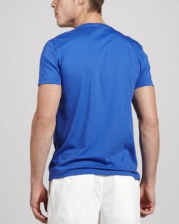 Lacoste V Neck Tee, Obscure Blue