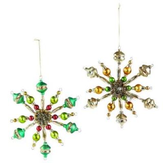 Home Decorators Collection Vintage Style Snowflake Ornaments (Set of 2) 9300200270