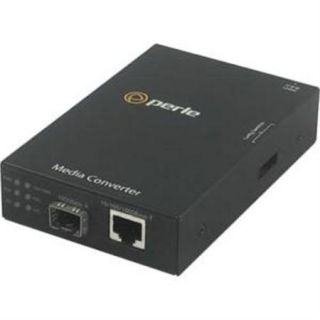 Perle 05050194 S 1110 SFP Gigabit Ethernet Media Converter   1 x Network (RJ 45)   10/100/1000Base T   1 x Expansion Slots   1 x SFP Slots   External, Rack mountable