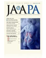 Journal of the American Academy of Physician Assistants, 12 issues for