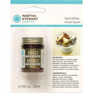 Martha Stewart Crafts 0.75 oz. Brass Liquid Gilding 32293