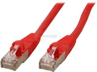 Coboc CY CAT7 75  Red 75ft. 26AWG Snagless Cat 7 Red Color 600MHz SSTP(PIMF) Shielded Ethernet Stranded Copper Patch cord /Molded Network lan Cable