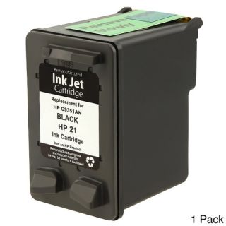 INSTEN HP 21 Black Ink Cartridge (Remanufactured)  
