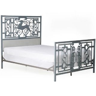 Corsican 43142 Hand forged Iron Dark Forest Canopy Bed   17308029