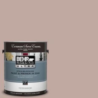 BEHR Premium Plus Ultra 1 Gal. #UL130 17 Dusty Rosewood Satin Enamel Exterior Paint 985401