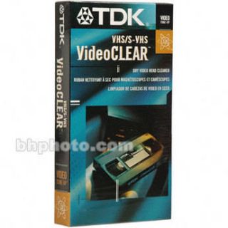TDK  TCL 11 VHS Head Cleaner TCL 11BHTG