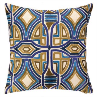 Trina Turk Residential Del Mar Embroidered Linen Throw Pillow