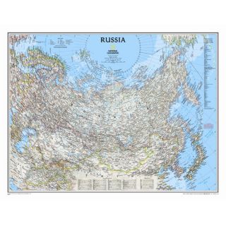 National Geographic Maps Russia Classic Wall Map