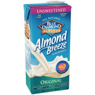 Blue Diamond Almonds® Almond Breeze® Unsweetened Original Almondmilk 32 fl. oz. Carton