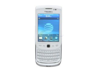 BlackBerry Torch White 3G Unlocked GSM Smart Phone w/ Full QWERTY Keyboard / Wi Fi / 5 MP Camera (9810)