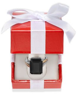 Onyx (10 1/2 ct. t.w.) and Diamond Accent Ring in Sterling Silver and