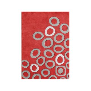 New Zealand Handmade Red Area Rug by Alliyah Rugs