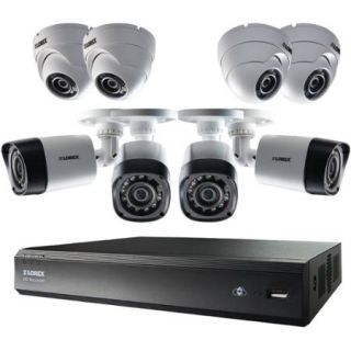 Lorex LHV00161TC8PM 16 Channel MPX HD DVR with 1TB and Eight 720p Cameras (4 Bullet/4 Dome)