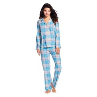 Womens Pajama Set Blue Plaid   Xhilaration™