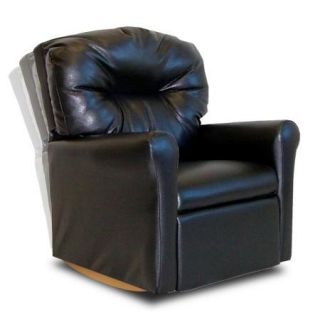 Contemporary Leather Like Child Rocker Recliner