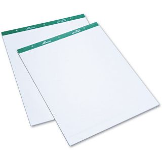 Ampad Envirotec Flip Chart Pads, White, 50 Sheets Pads, 2 Pack