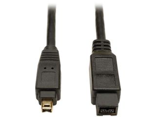 Tripp Lite F019 006 6 ft. IEEE 1394b FireWire 800 Gold Hi Speed 9pin/4pin Cable M M