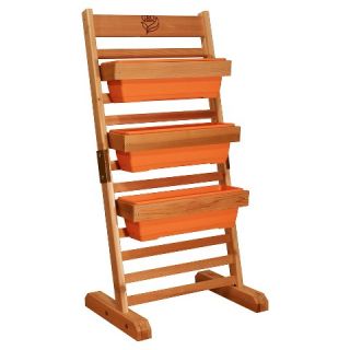 Color GRO Vertical System 2048 with casters; Red Cedar; 3   20
