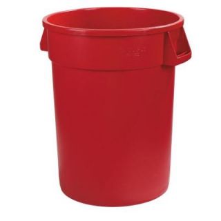 Carlisle Bronco 20 Gal. Red Round Trash Can (6 Pack) 34102005