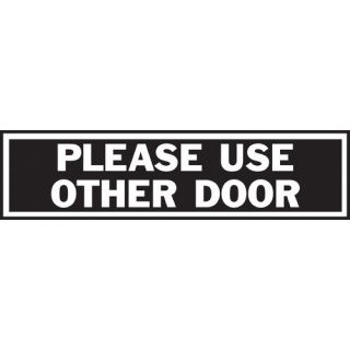 Hy Ko Please Use Other Door Sign (Set of 10)