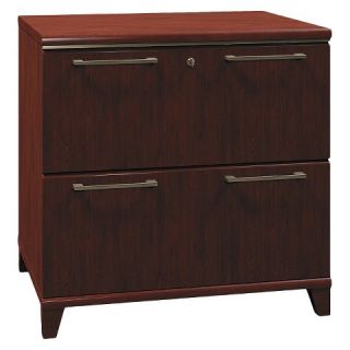 Bush® Enterprise Collection Two Drawer Lateral File, Harvest Cherry