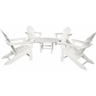 All Weather 5 Piece Adirondack Seating Group by Hanover