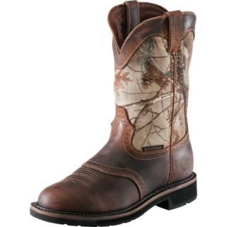 Justin 11 Pull On Stampede Waterproof Boots – Camo