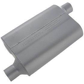 Flowmaster 42443   Aluminized 2.25" Inlet/2.25" Outlet Offset Inlet / Offset Outlet   Performance Mufflers