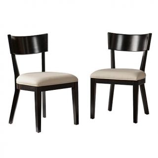 Grimsby Dining Chairs Pair   Black   7303522