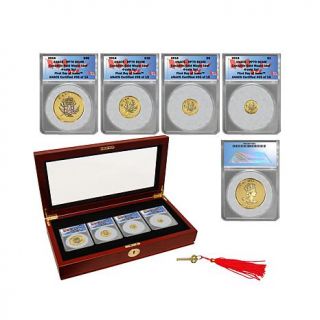 2016 RP70 ANACS First Day of Issue Limited Edition 15 Gold Maple Leaf 4 Coin Fr   8061282