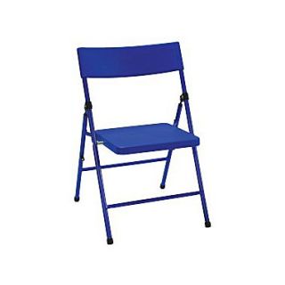 Cosco Products Cosco Kids Pinch free Folding Chair Blue (4 pack), BLUE
