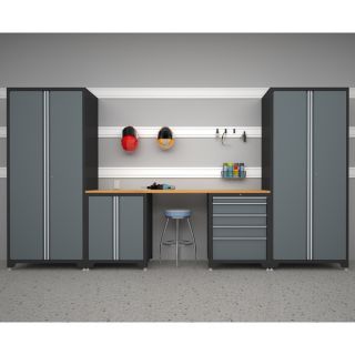 NewAge Products Pro Series Grey 5 piece Cabinetry Set   15556032