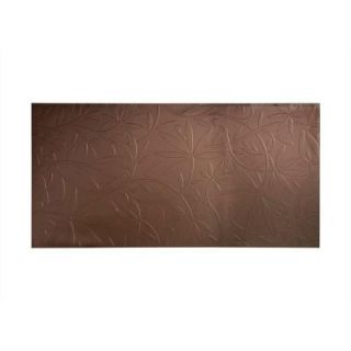 Fasade 96 in. x 48 in. Audrey Decorative Wall Panel in Argent Bronze S58 28