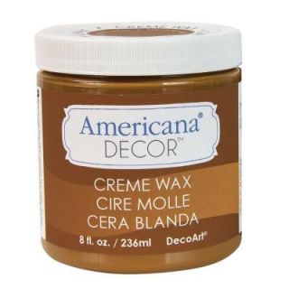 DecoArt Americana Decor 8 oz. Golden Brown Creme Wax ADM02 45