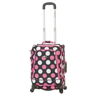 Rockland Venice Spinner Carry On Luggage Set   Multipink Dot (20