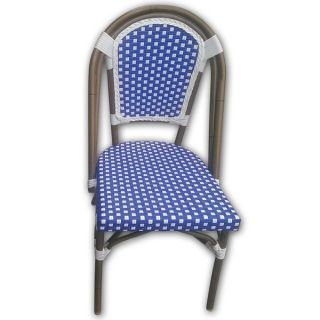 TIAB Navy & White Finish Cafe Bistro Chair   18653637  