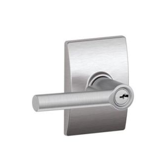 Schlage Century Collection Satin Chrome Broadway Keyed Entry Lever F51A BRW 626 CEN